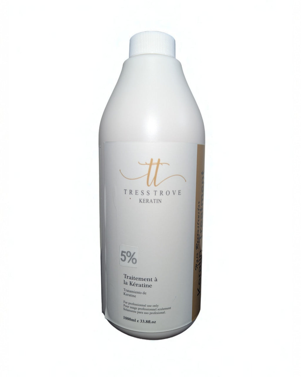 Tress Trove 5% Brazilian Keratin Treatment For Moderately Damaged Hair Repair Straightening Smoothing Keratin Therapy