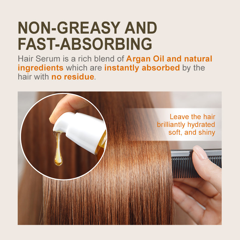 PROINSCARE Natural Organic Moroccan Argan Hair Oil Anti Frizz Repairing Nourishing Private Label Hair Oil Wholesale Suppliers
