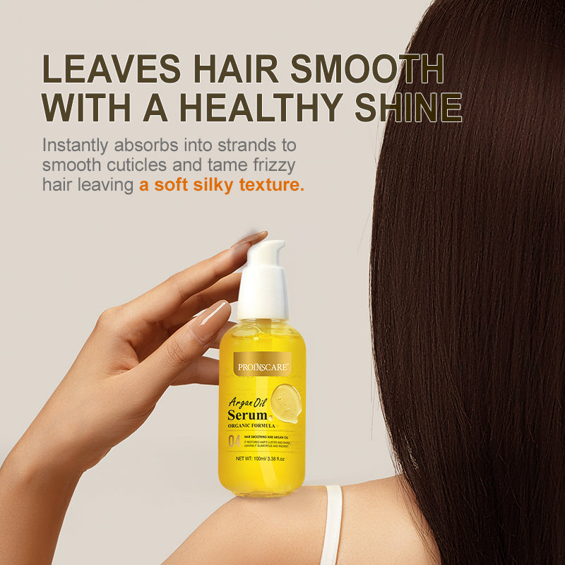 PROINSCARE Natural Organic Moroccan Argan Hair Oil Anti Frizz Repairing Nourishing Private Label Hair Oil Wholesale Suppliers